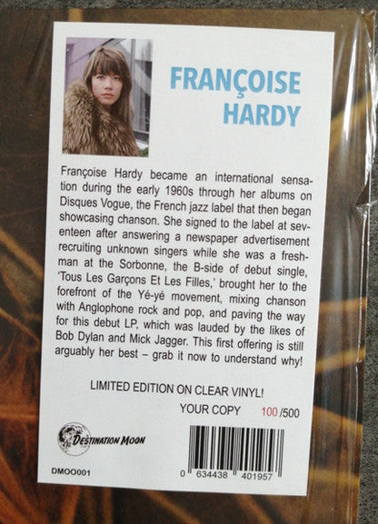 Françoise Hardy (CLEAR VINYL / NUMBERED) | Mint (M) Mint (M)