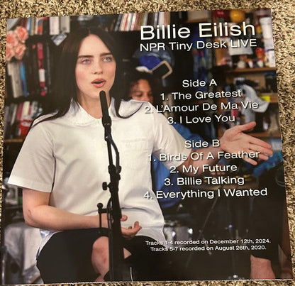 Billie Eilish - Billie Eilish NPR Tiny Desk LIVE (PROMO VINYL) | Mint (M) Mint (M)