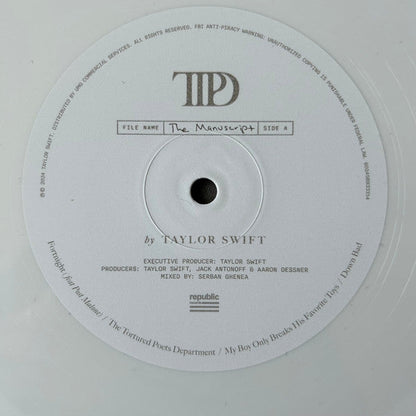 The Tortured Poets Department (GHOSTED WHITE VINYL) | Mint (M) Mint (M)