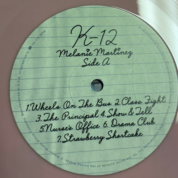 Melanie Martinez - K-12 (BABY PINK VINYL) | Mint (M) Mint (M)