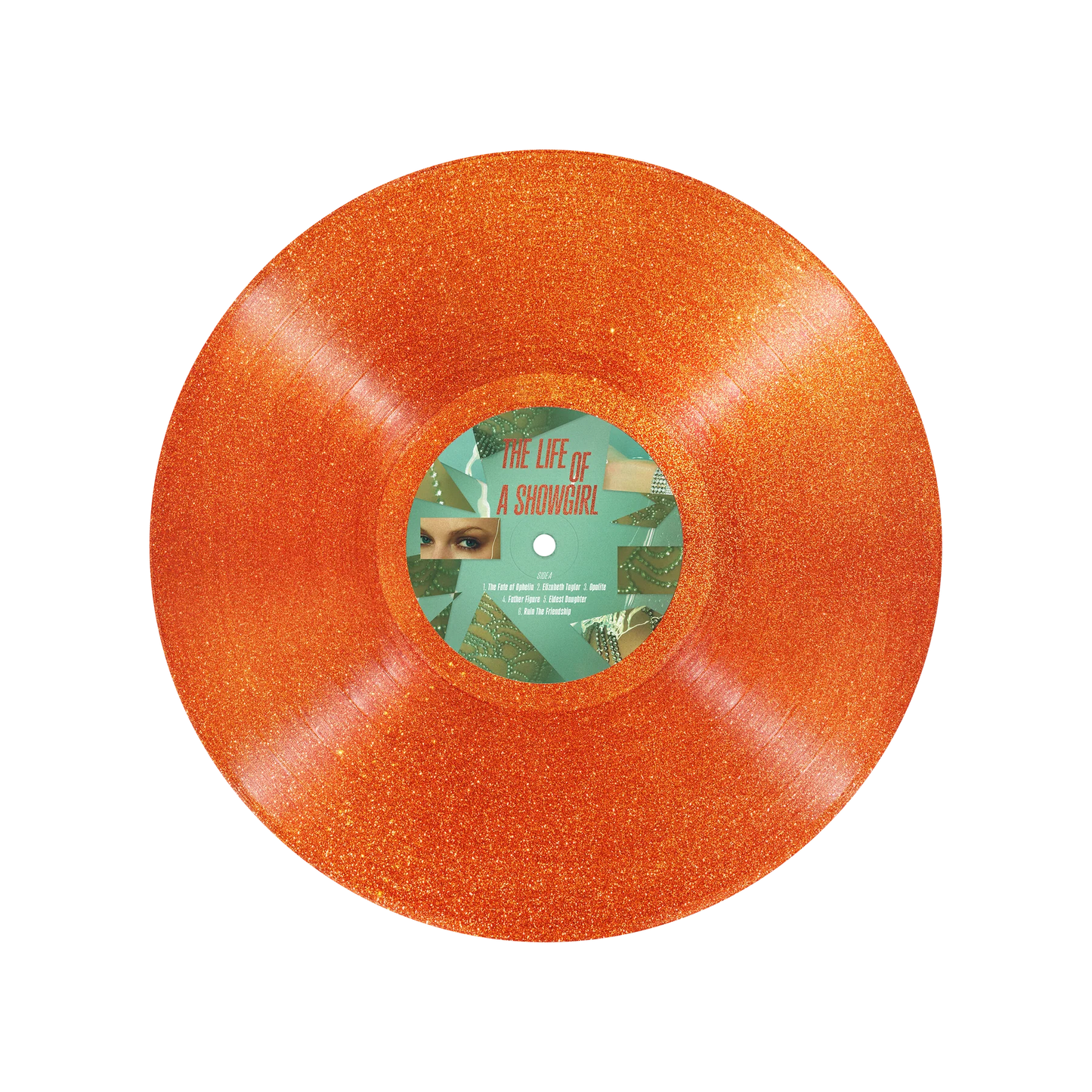 Taylor Swift - The Life of a Showgirl (Orange Glitter Vinyl)*DISCOUNTED* | Mint (M) Mint (M)