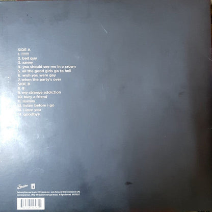 When We All Fall Asleep, Where Do We Go? (GLOW/COLOR VINYL LP) | Mint (M)