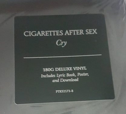 Cigarettes After Sex - Cry (VINYL) | Mint (M) Mint (M)