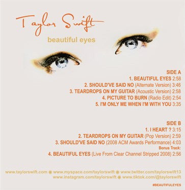 Beautiful Eyes (PROMO COLOR VINYL) |