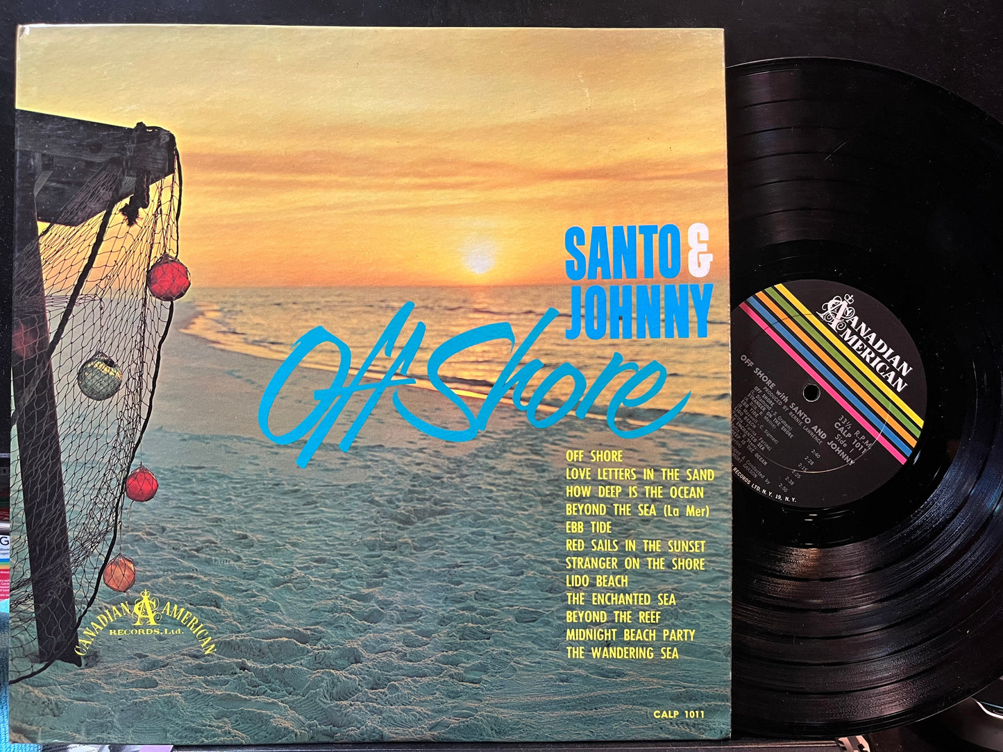Santo & Johnny - Off Shore (VINYL) | Excellent (EX) Near Mint (NM)