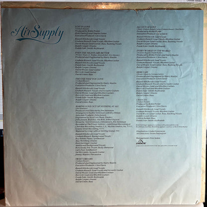 Air Supply - Greatest Hits (VINYL) | Excellent+ (EX+)