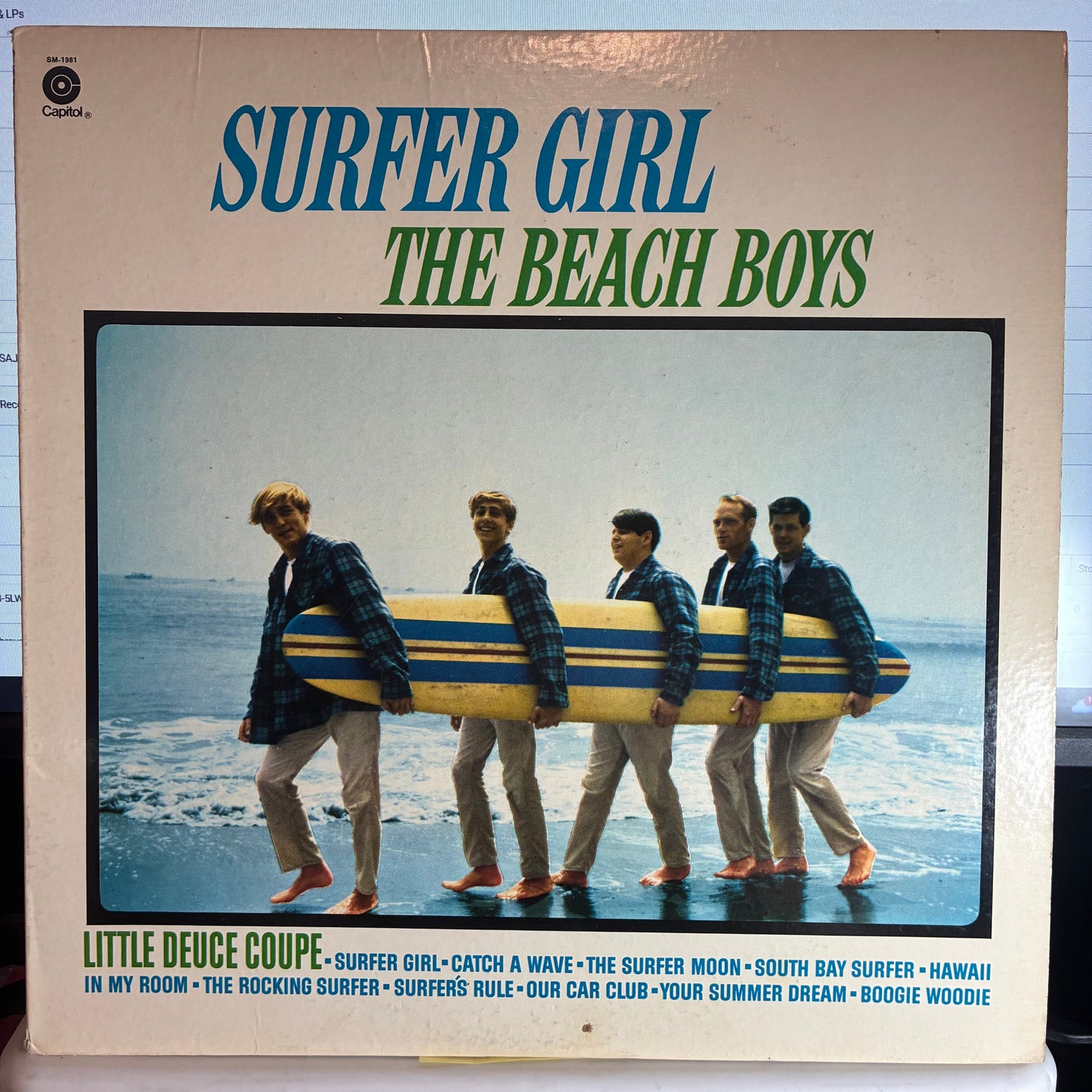 The Beach Boys - Surfer Girl (VINYL) | Excellent+ (EX+) Excellent (EX)