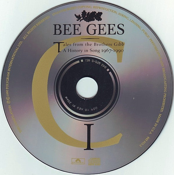 Bee Gees - Tales From The Brothers Gibb: A History In Song 1967 -1990 (4xCD) | Excellent+ (EX+)