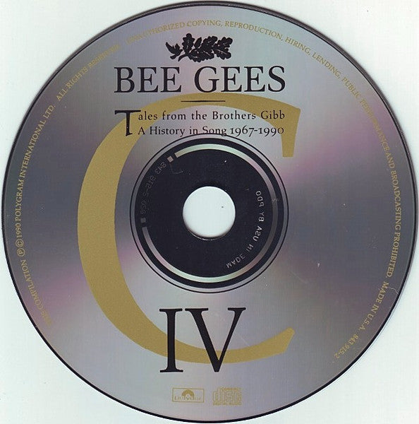 Bee Gees - Tales From The Brothers Gibb: A History In Song 1967 -1990 (4xCD) | Excellent+ (EX+)