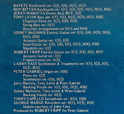 Peter Gabriel - Peter Gabriel (VINYL) | Excellent+ (EX+) Excellent+ (EX+)