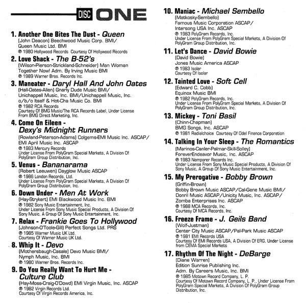 Various - Awesome '80s (2xCD) | Excellent+ (EX+) Excellent+ (EX+)