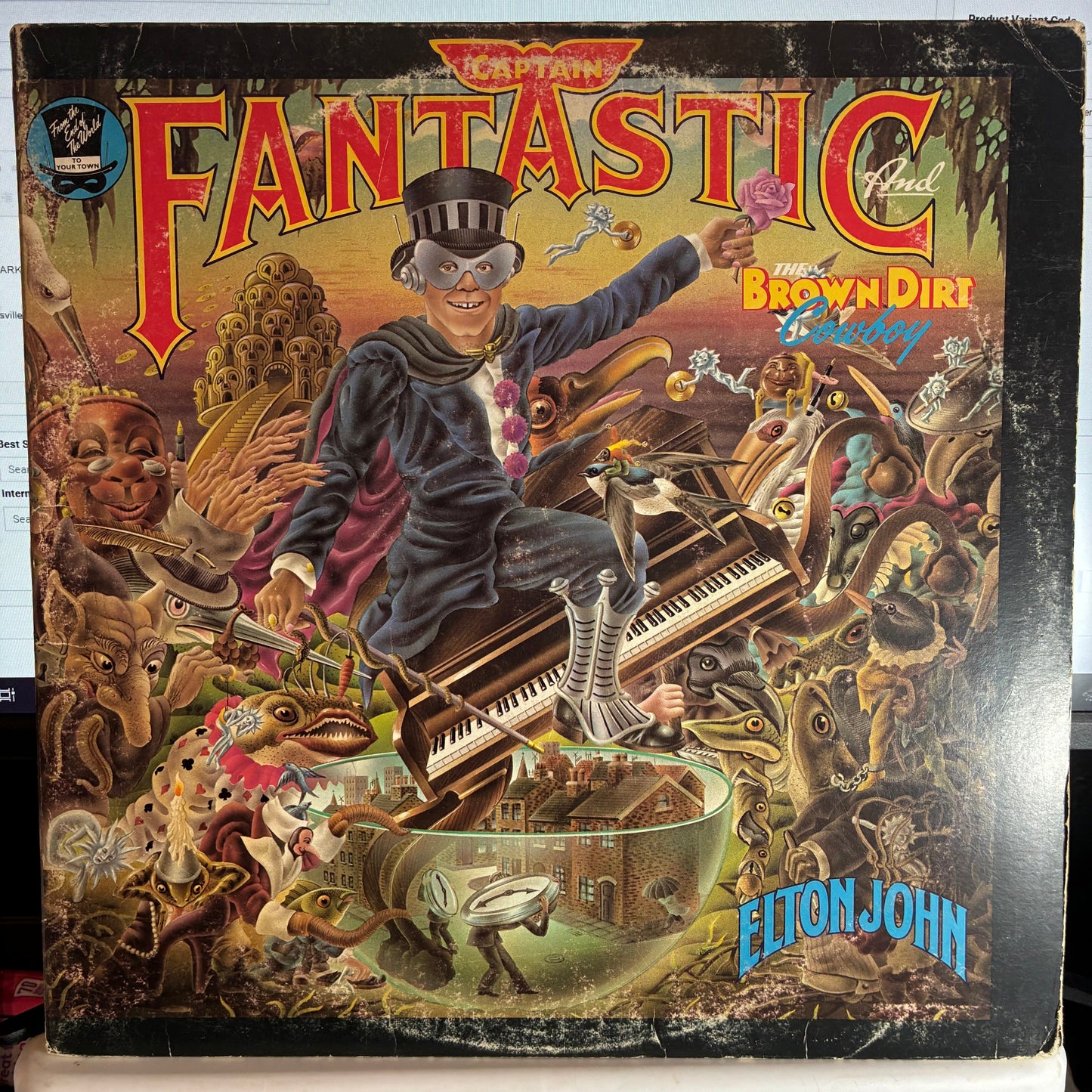 Elton John - Captain Fantastic And The Brown Dirt Cowboy (VINYL) | Excellent (EX) Very Good Plus (VG+)