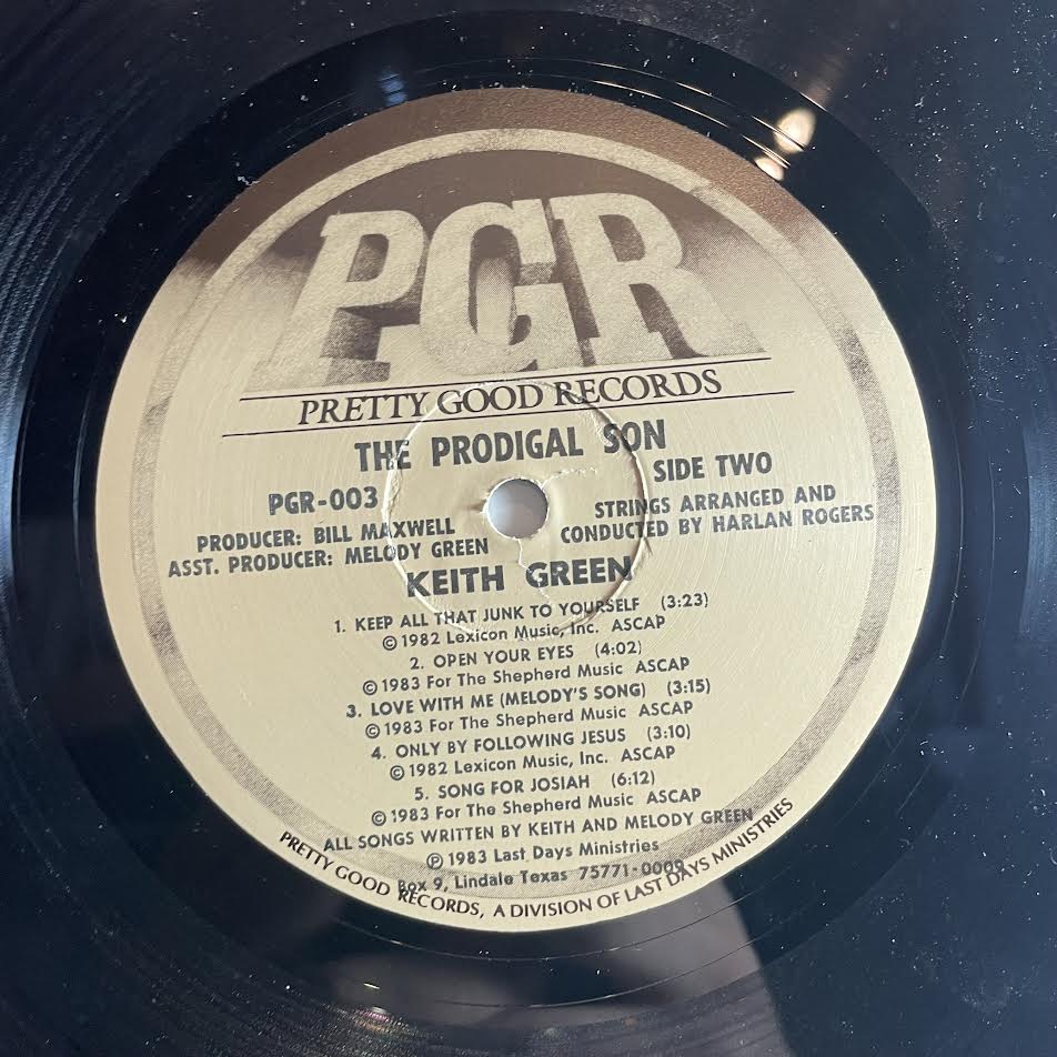 Keith Green (2) - The Prodigal Son (VINYL) | Excellent (EX) Excellent (EX)