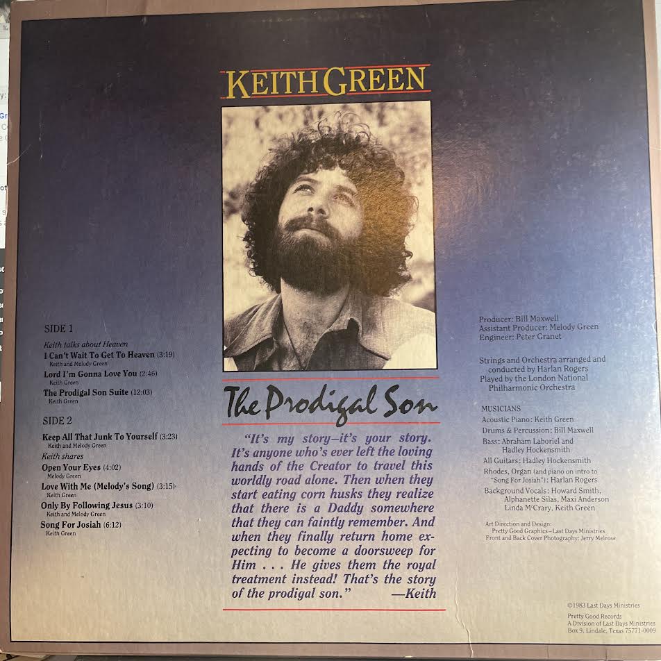 Keith Green (2) - The Prodigal Son (VINYL) | Excellent (EX) Excellent (EX)