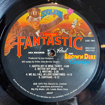 Elton John - Captain Fantastic And The Brown Dirt Cowboy (VINYL) | Excellent (EX) Very Good Plus (VG+)