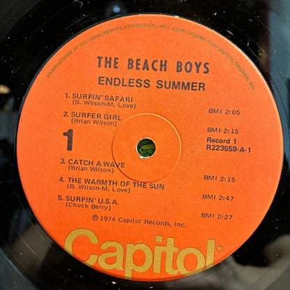 The Beach Boys - Endless Summer (VINYL W POSTER) | Excellent (EX) Very Good Plus (VG+)