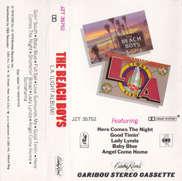 The Beach Boys - L.A. (Light Album) (CASSETTE) | Excellent (EX) Excellent (EX)