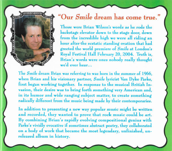 Brian Wilson - Smile (CD) | Excellent (EX) Very Good Plus (VG+)
