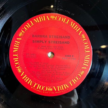 Barbra Streisand - Simply Streisand (VINYL) | Excellent (EX) Excellent (EX)
