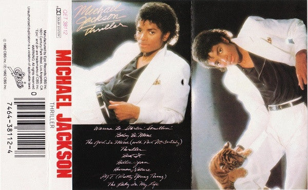 Michael Jackson - Thriller (CASSETTE) | Excellent (EX) Excellent (EX)