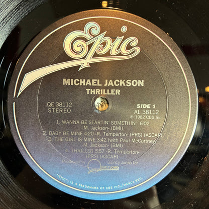 Michael Jackson - Thriller (VINYL) | Excellent (EX) Excellent (EX)
