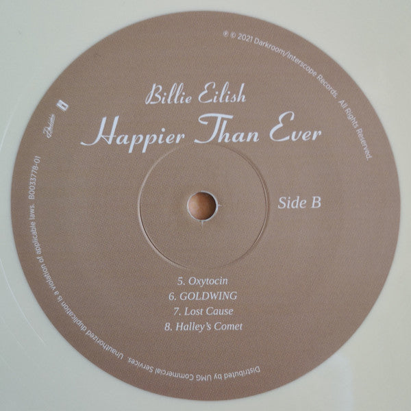 Billie Eilish - Happier Than Ever (2xVINYL) | Near Mint (NM) Near Mint (NM)