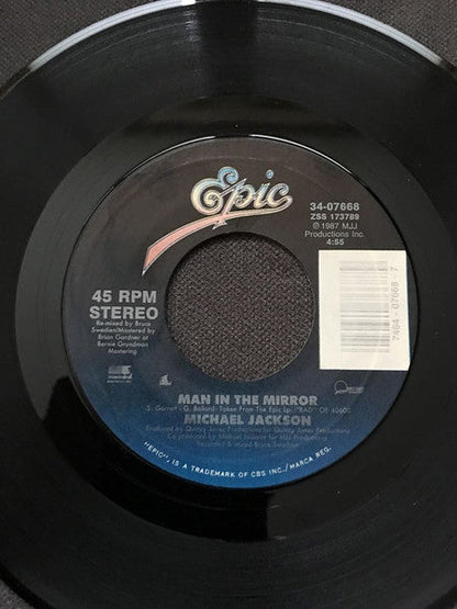 Man In The Mirror (7") | Near Mint (NM) Near Mint (NM)