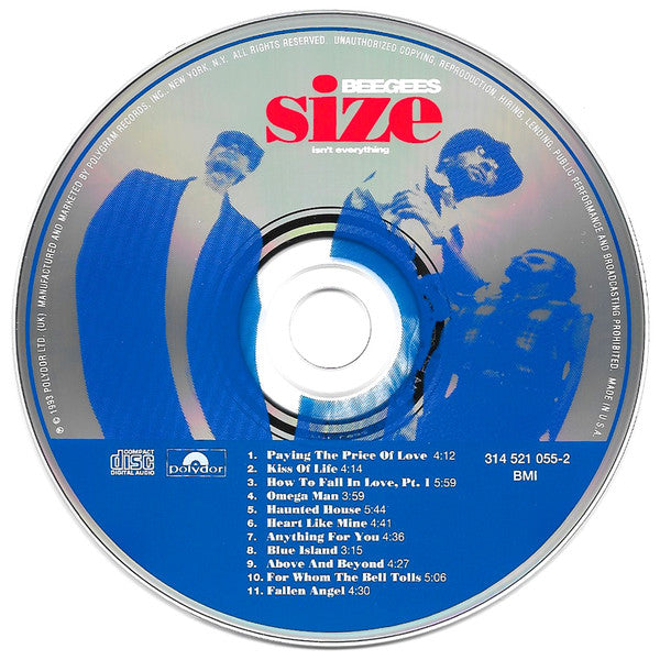 Bee Gees - Size Isn't Everything (CD) | Near Mint (NM or M-)