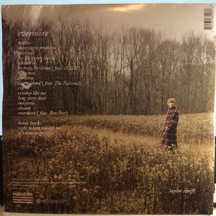 Taylor Swift - Evermore (2x OPAQUE RED VINYL) | Near Mint (NM or M-) Very Good (VG)