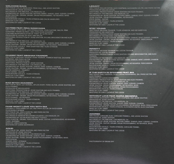 Paris Hilton - Infinite Icon (VINYL) | Near Mint (NM) Near Mint (NM)