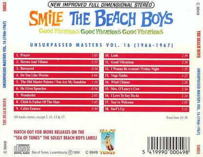 The Beach Boys - Smile (Unsurpassed Masters Vol. 16 (1966-1967) (CD) | Near Mint (NM or M-)