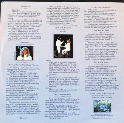 Barbra Streisand - One Voice (VINYL) | Near Mint (NM or M-) Excellent+ (EX+)