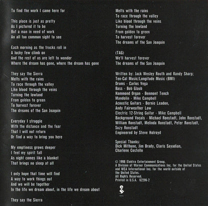 Linda Ronstadt - We Ran (CD) | Near Mint (NM) Near Mint (NM)