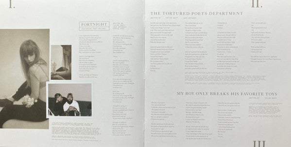 Taylor Swift - The Tortured Poets Department (2X LP) *Phantom Clear* | Near Mint (NM) Near Mint (NM)