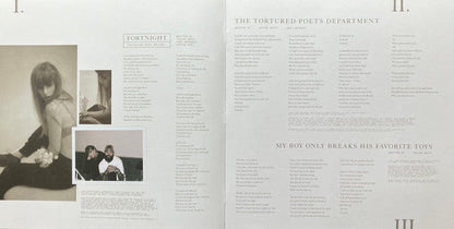 Taylor Swift - The Tortured Poets Department (2X LP) *Phantom Clear* | Near Mint (NM) Near Mint (NM)