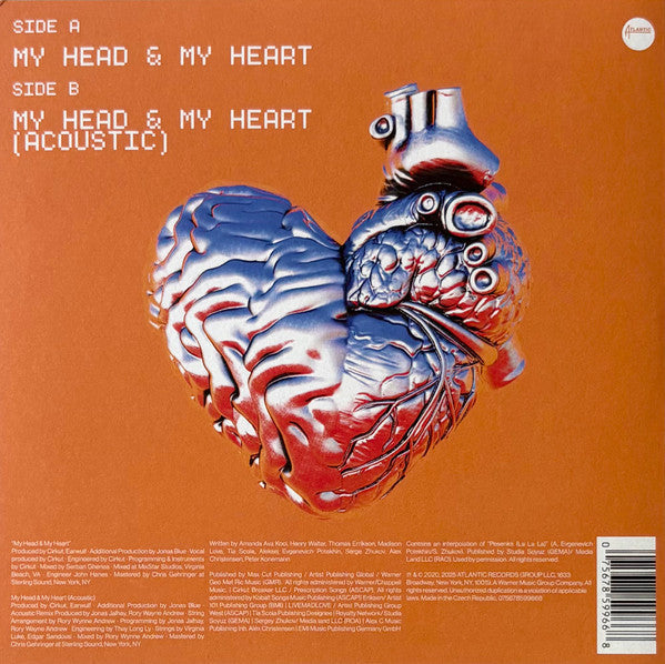 My Head & My Heart (7") | Near Mint (NM) Near Mint (NM)