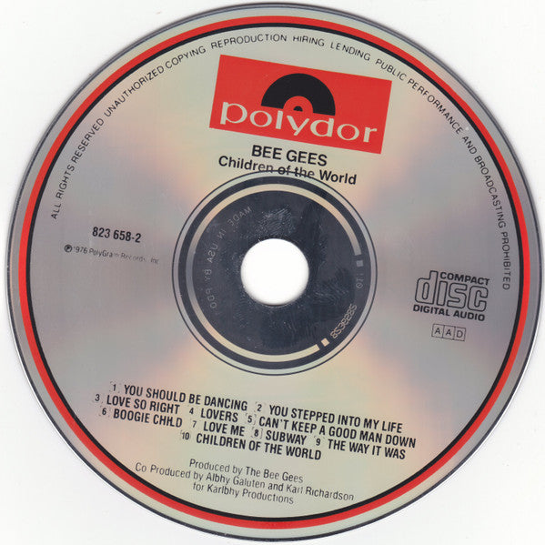 Bee Gees - Children Of The World (CD) | Near Mint (NM or M-)