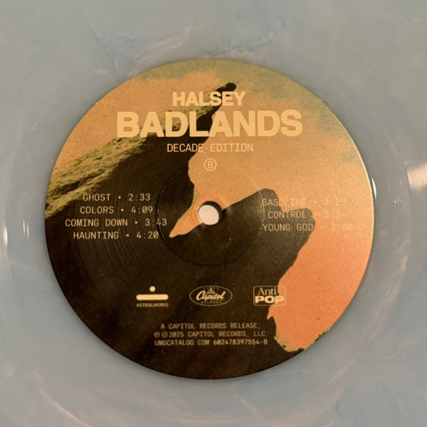 Halsey - Badlands (Decade Edition) (VINYL) *Desert Sunset Blue* | Excellent (EX) Near Mint (NM)