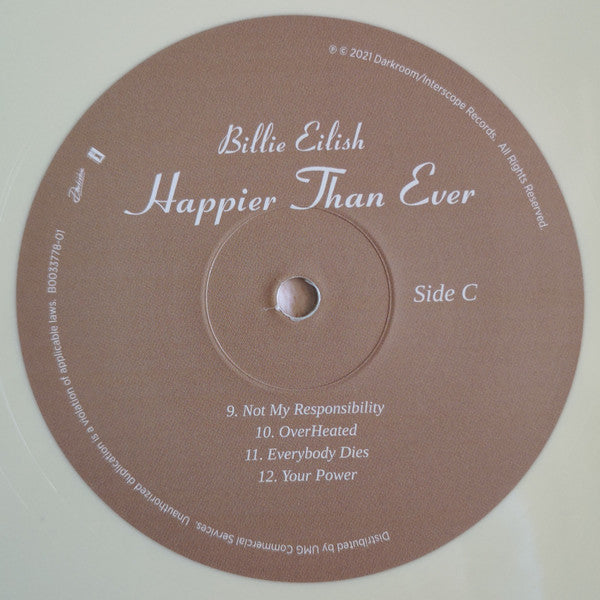 Billie Eilish - Happier Than Ever (2xVINYL) | Near Mint (NM) Near Mint (NM)