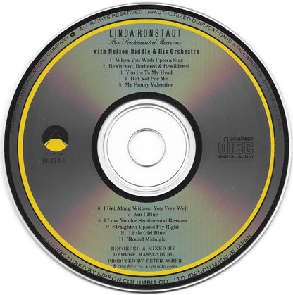 Linda Ronstadt - For Sentimental Reasons (CD) | Near Mint (NM) Near Mint (NM)