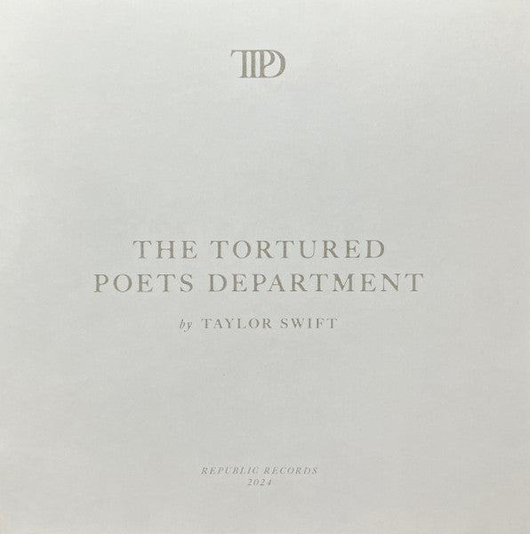 Taylor Swift - The Tortured Poets Department (2X LP) *Phantom Clear* | Near Mint (NM) Near Mint (NM)
