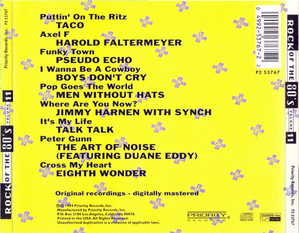 Various - Rock Of The 80's Volume 11 (CD) | Near Mint (NM) Near Mint (NM)