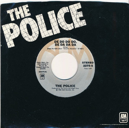 The Police - De Do Do Do, De Da Da Da (7" VINYL) | Near Mint (NM) Near Mint (NM)