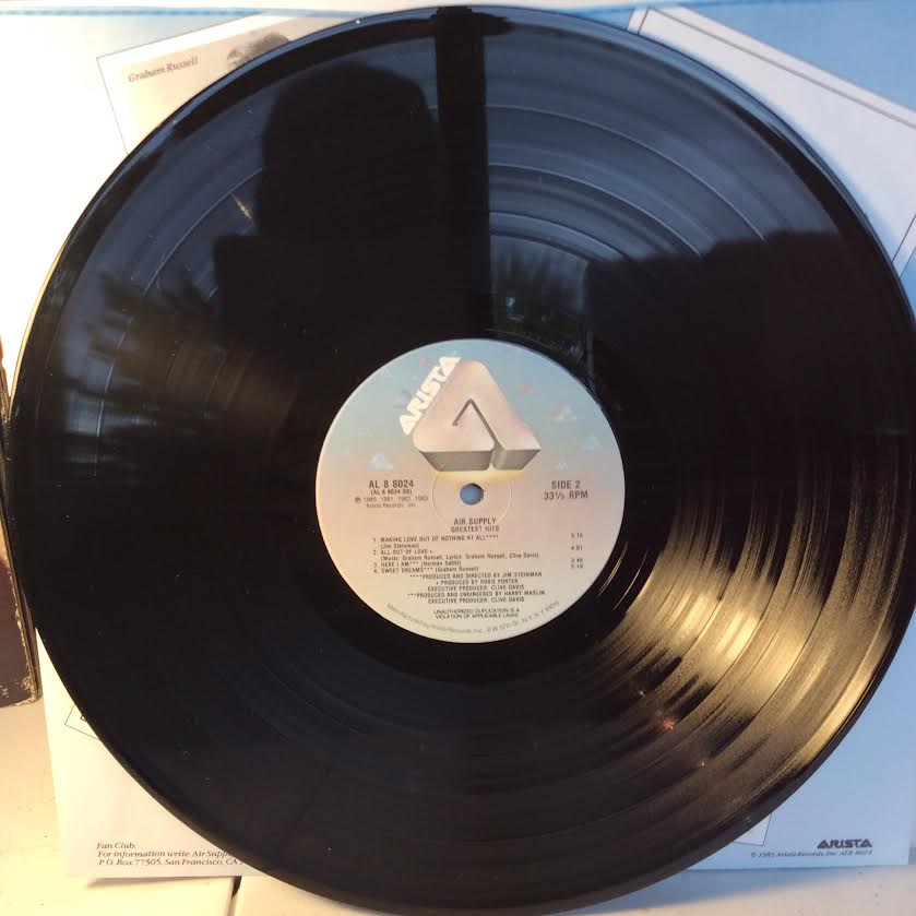 Air Supply - Greatest Hits (VINYL) | Near Mint (NM or M-)