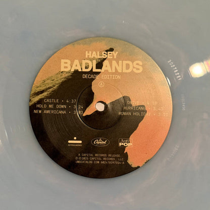 Halsey - Badlands (Decade Edition) (VINYL) *Desert Sunset Blue* | Excellent (EX) Near Mint (NM)