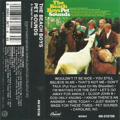 The Beach Boys - Pet Sounds (CASSETTE) | Near Mint (NM) Excellent (EX)