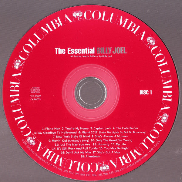 Billy Joel - The Essential Billy Joel (2xCD CANADA) | Near Mint (NM or M-) Excellent+ (EX+)
