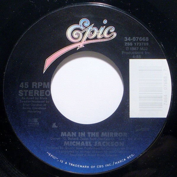 Man In The Mirror (7") | Near Mint (NM) Near Mint (NM)