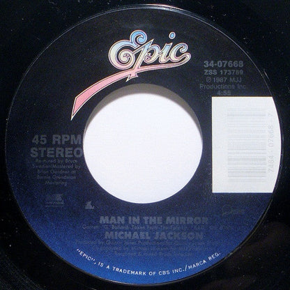 Man In The Mirror (7") | Near Mint (NM) Near Mint (NM)
