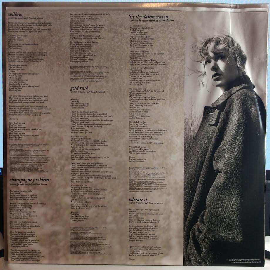 Taylor Swift - Evermore (2x OPAQUE RED VINYL) | Near Mint (NM or M-) Very Good (VG)